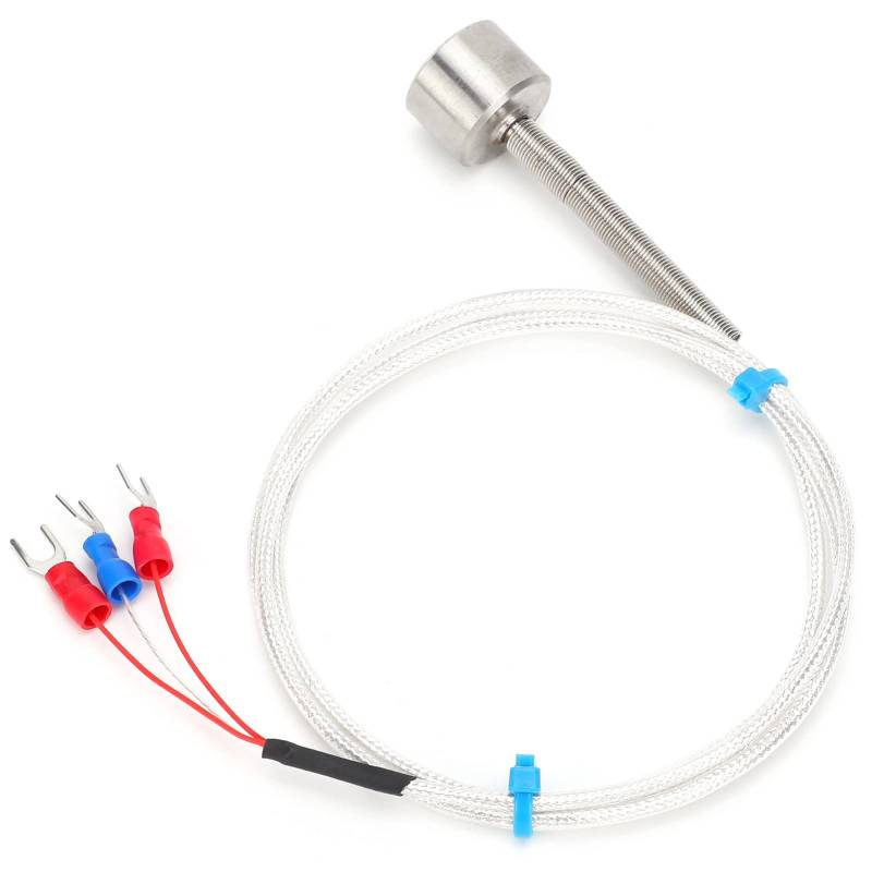 PT100 Magnetischer Temperatursensor, Hohe Messgenauigkeit Wasserdichter Adsorptionsthermistor-Temperaturregler-Sonde(1m),Temperatur- und Feuchtigkeitssensor von Hilitand