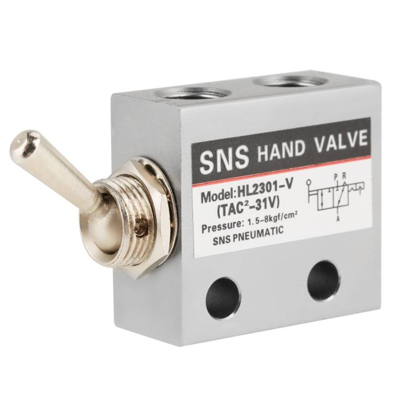 SNS Pneumatische 3 Position 2 Port Kippschalter Pneumatische Mechanische Ventil HL2301 von Hilitand