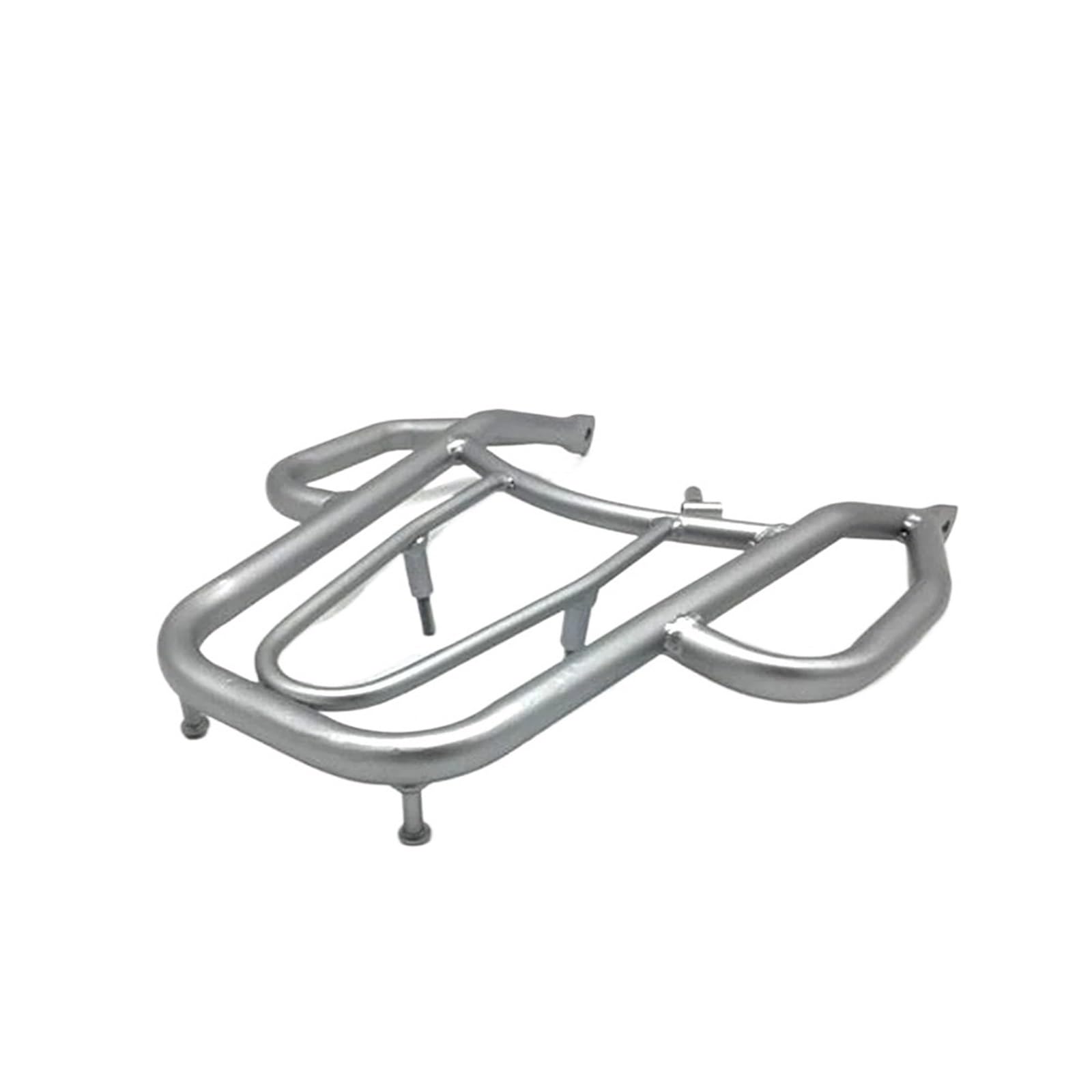 Für Suzuki Für DRZ-400 E/S/SM Für DRZ400 Für DRZ400E 2000-2015 Motorradgriff Flügelstil Rücksitzgepäckträger Gepäckablage Halter Rack Lager Motorrad Hinten Gepäckablage(Silver) von Himwqfuh