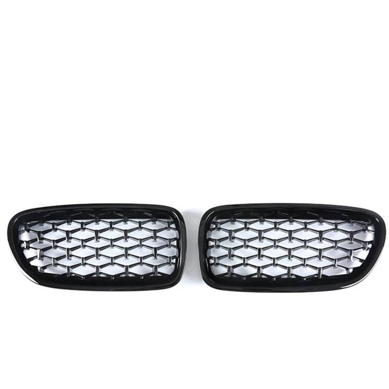 Sport Frontgrill Für 5 Series F10 F11 2010-2017 Kühlergrill Mitte Net Grills Montage Rahmen Abdeckung Außen Bodykit Teile Auto Zubehör Sport Kühlergrill(Black Style A) von Himwqfuh