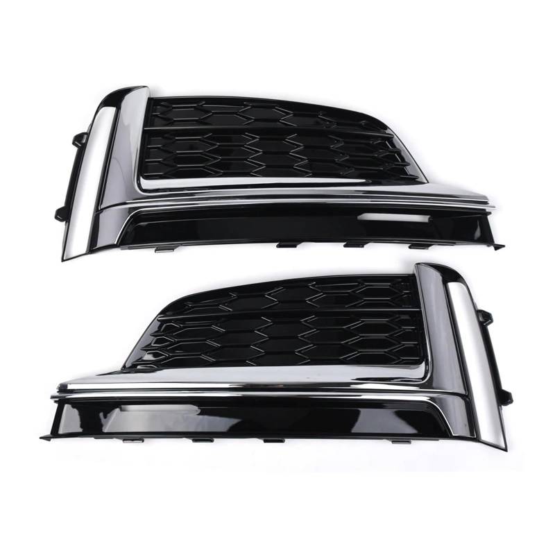 Sport Frontgrill Für A5 Für Sport S5 Für Sline 2017 2018 2019 8W6807681F Nebelscheinwerfergitter 1 Paar Auto Frontgrill Wabengitterabdeckung Netzgrill Sport Kühlergrill von Himwqfuh