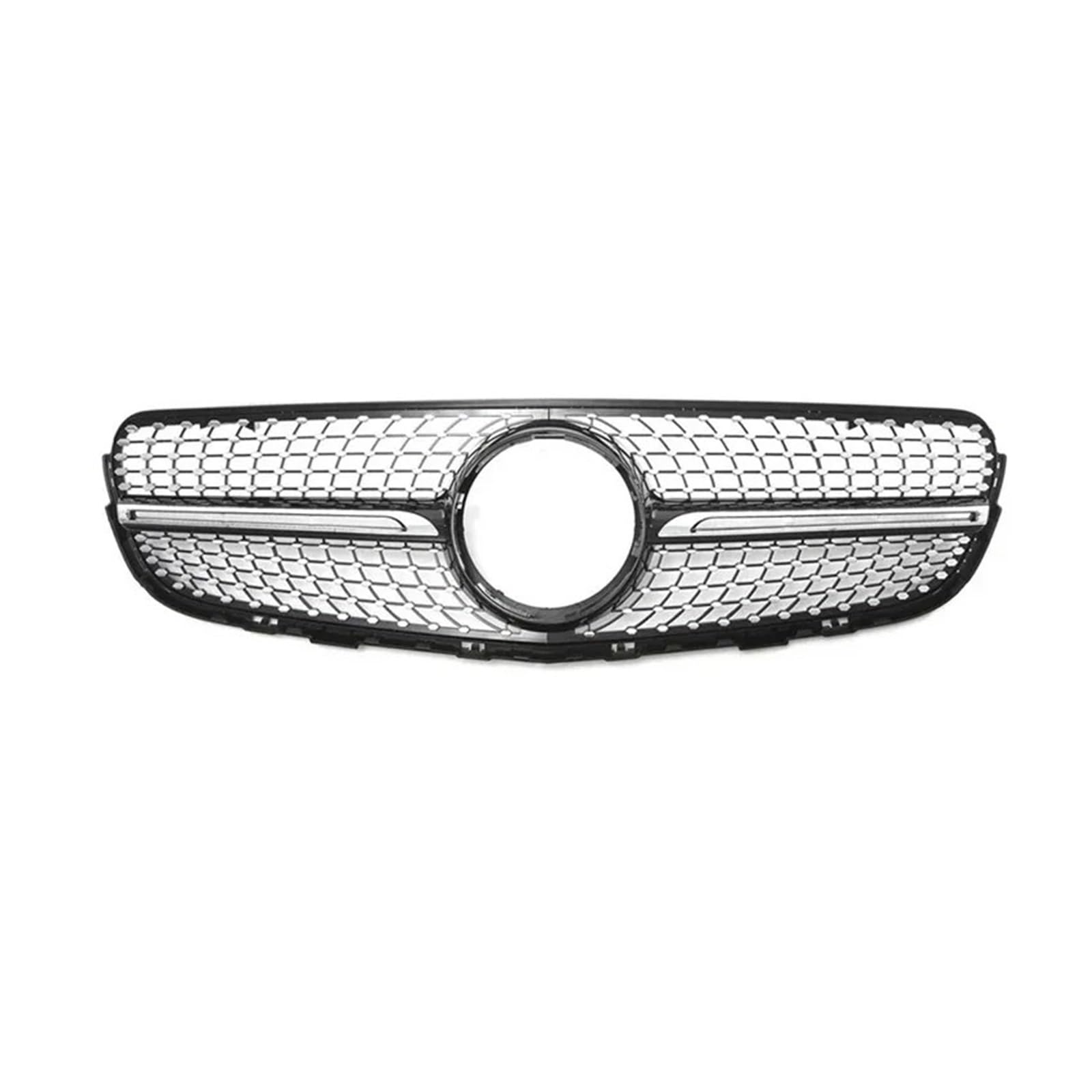 Sport Frontgrill Für Benz Für GLC-Klasse X253 2015-2019 Für GLC250 Für GLC300 Für GLC350e Fronteinlassgitter Racing-Stoßstangengrill Diamond Style Racing Grill Sport Kühlergrill(Diamond Black) von Himwqfuh