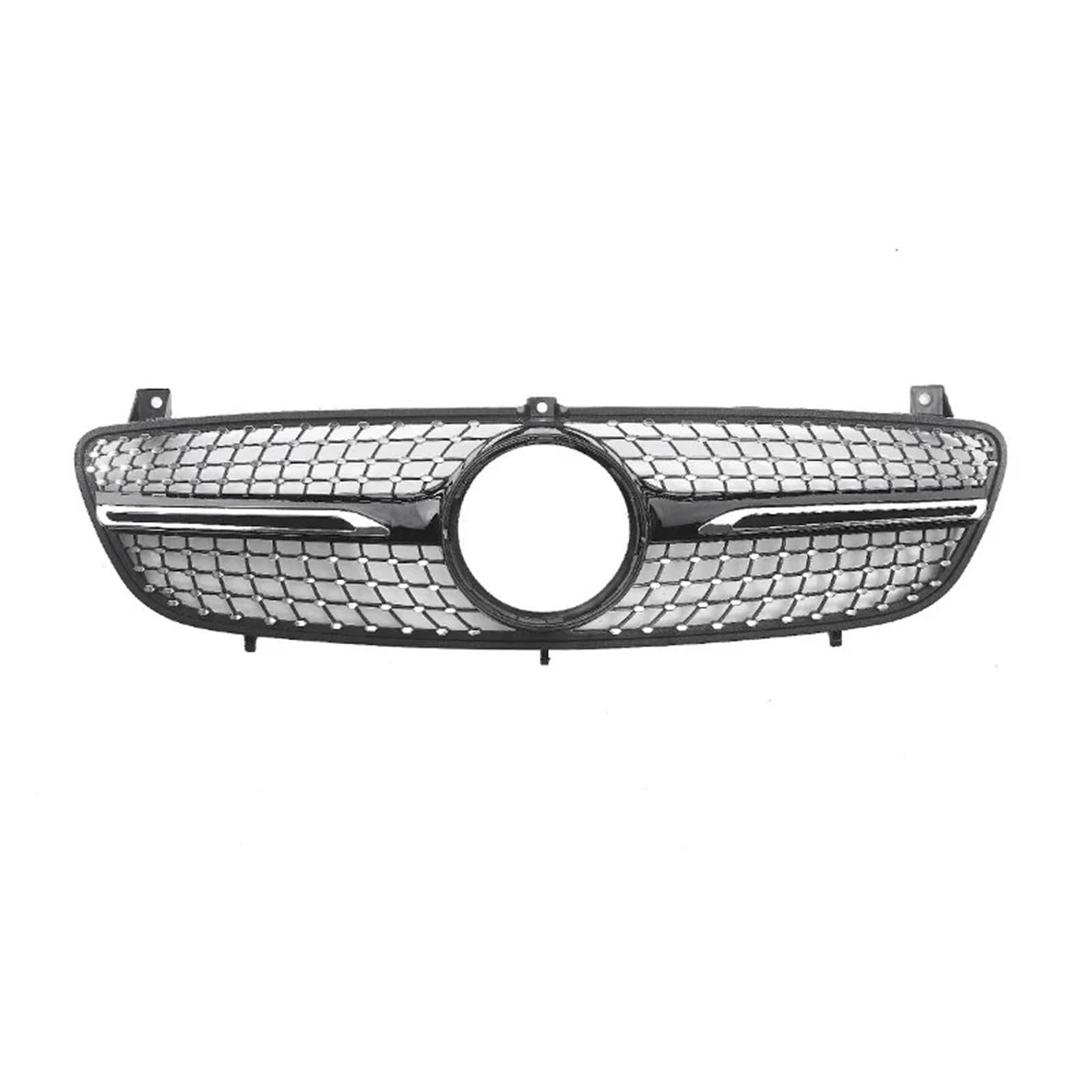 Sport Frontgrill Für Benz W639 Für Viano Für Vito 2006-2010 Frontschürze Grille Haube Tuning Racing Grill Schutz Schutz Abdeckung Körper Kit Sport Kühlergrill(Black) von Himwqfuh