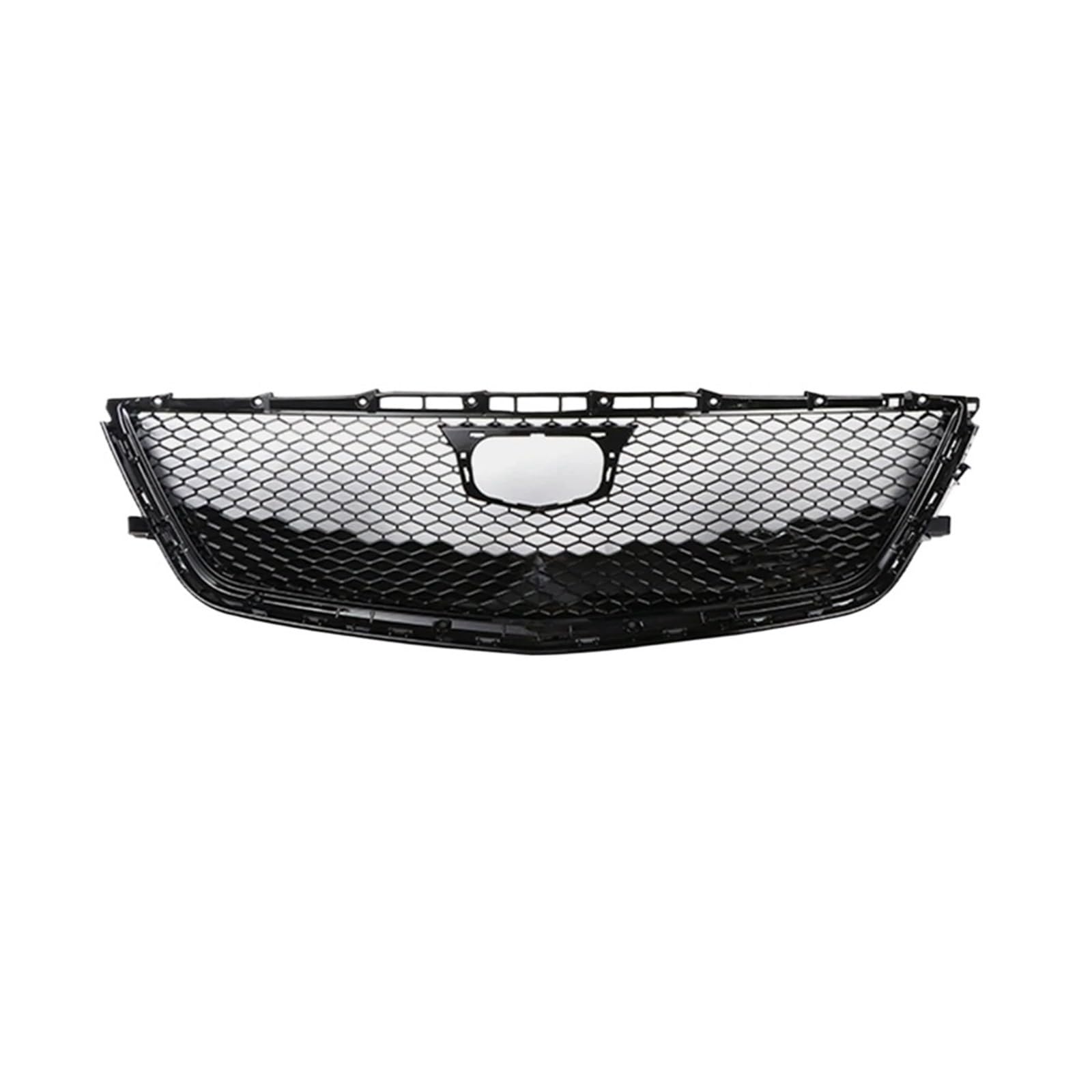 Sport Frontgrill Für Cadillac CT6 Für Limousine 4-Türer 2016-2018 Schwarz Obere Stoßstange Haube Mesh Body Kit Gitter Ohne Kamera Loch Front Grille Racing Grill Sport Kühlergrill von Himwqfuh