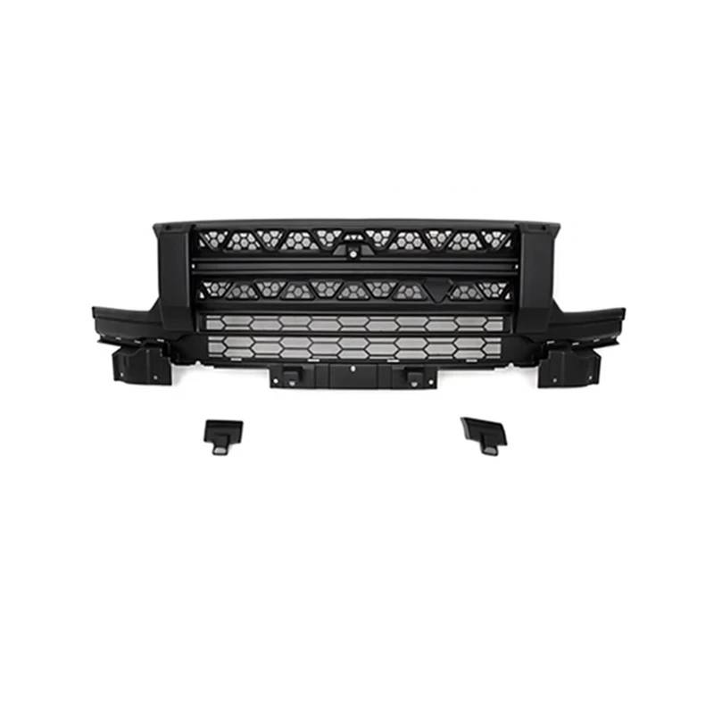 Sport Frontgrill Für Chery Für Jetour Für Traveler T2 2023 2024 Modifikation Für ABS Schwarz Grille Auto Außen Trim Teile Auto Front Stoßstange Grille Geeignet Sport Kühlergrill von Himwqfuh