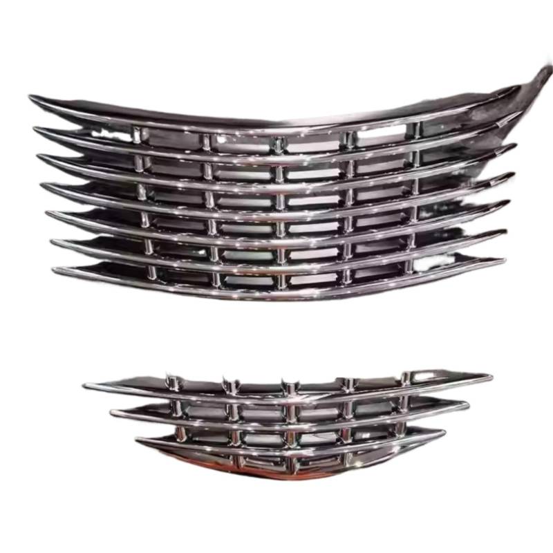 Sport Frontgrill Für Chrysler PT Für Cruiser 2001-2006 Stoßstange Net Maske Körper Kit Auto Zubehör Chrom Grille Unten Kühlergrill Sport Kühlergrill von Himwqfuh