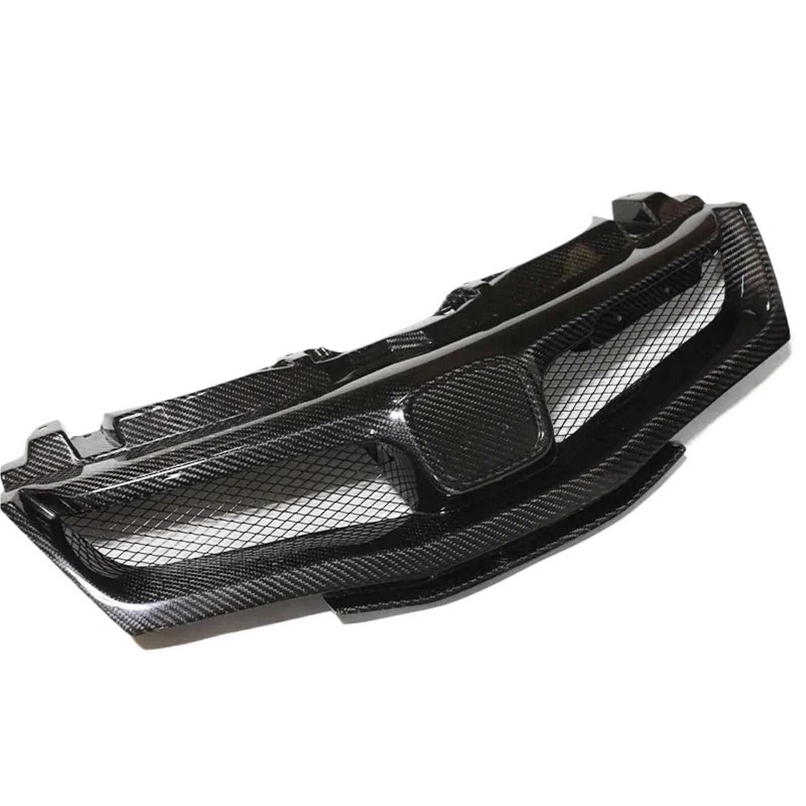 Sport Frontgrill Für Civic FN2 FK2 Für Type-R Real Carbon Fiber & Glasfaser Unbemalt Frontgrill Für Mugen Stil Lufteinlass 2006-2010 Sport Kühlergrill(CF) von Himwqfuh