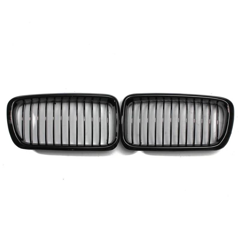 Sport Frontgrill Für E38 740i 740iL 750iL 4-Türer 1999–2001 Vorderer Ersatzhauben-Nierengrill Glänzend Schwarz Vorderer Sportnieren-E38-Grill Sport Kühlergrill von Himwqfuh