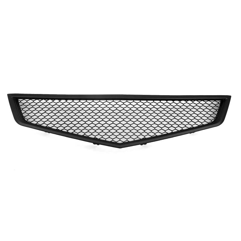 Sport Frontgrill Für Für TSX 2006 2007 2008 Auto Kühlergrill Racing Grill Oberen Ersatz Haube Mesh Auto Kit Sport Kühlergrill(Glossy Black) von Himwqfuh