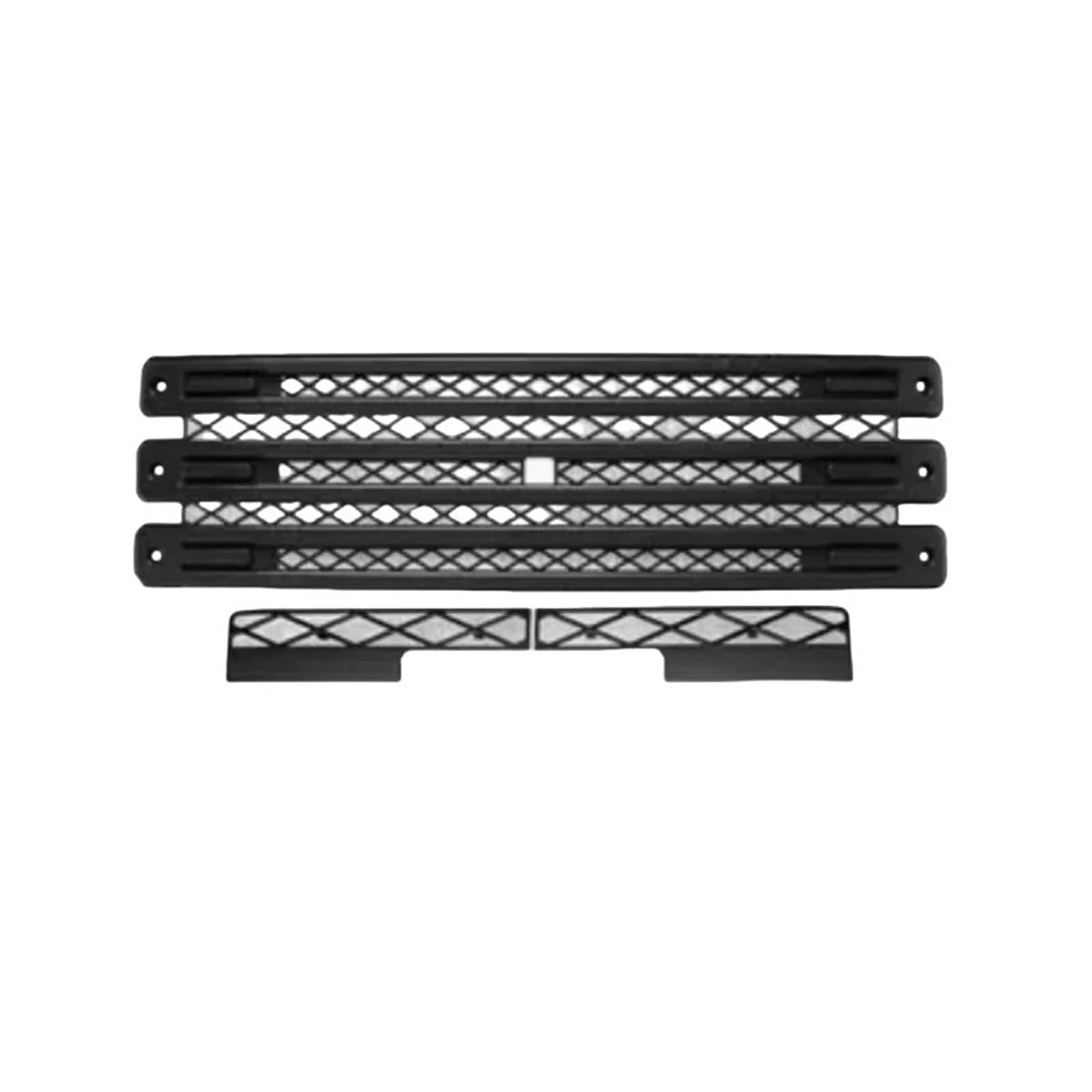 Sport Frontgrill Für Haval Für Raptor 2023-2024 Modifikation Für ABS Geräuchert Schwarz Frontschürze Grille Auto Außen Zubehör Auto Front Gesicht Grille Sport Kühlergrill von Himwqfuh