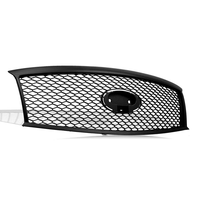 Sport Frontgrill Für Infiniti M37 M56 2011-2013 Q70 2014-2015 Auto Racing Grills Front Grille Oberen Stoßstange Mesh Sport Kühlergrill(Matte Black) von Himwqfuh