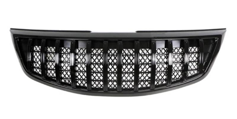 Sport Frontgrill Für KIA Für Sportager 2012 2013 2014 2015 Für ABS Geändert Racing Grille Außen Auto Teile Frontschürze Grille Sport Kühlergrill(Black) von Himwqfuh