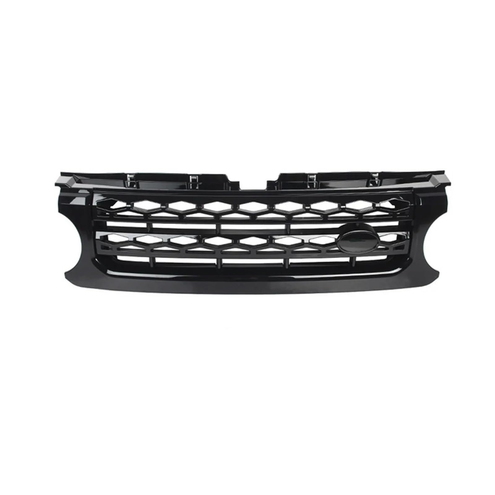 Sport Frontgrill Für Land Für Rover Für Discovery 4 LR4 2010 2011 2012 2013 L319 Glänzend Schwarz Für ABS Front Mesh Grille Auto Styling Racing Grills Sport Kühlergrill(Black) von Himwqfuh