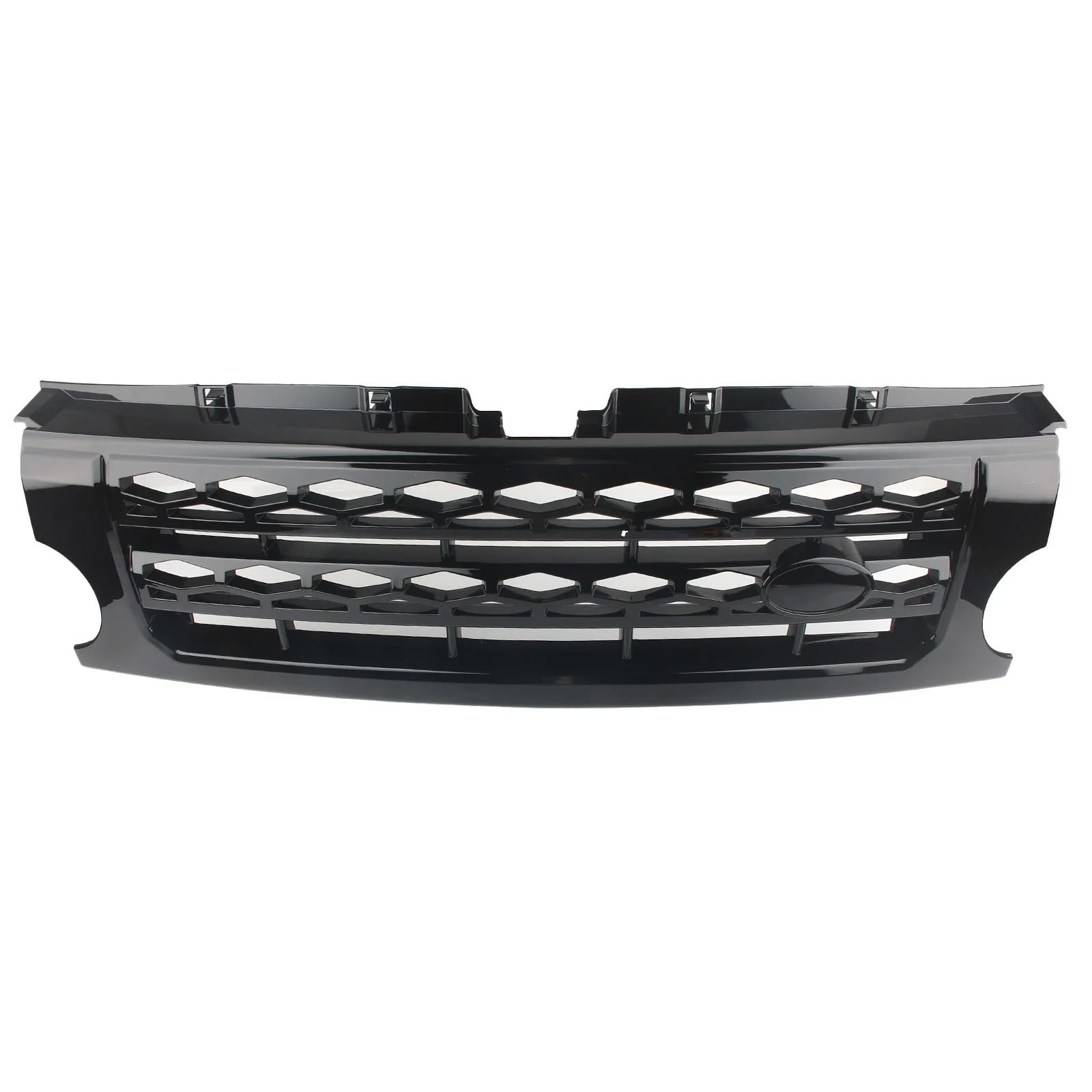 Sport Frontgrill Für Land Für Rover Für Entdeckung LR3 2005 2006 2007 2008 2009 Auto Vorderen Stoßstange Grille Racing Grills Center Panel Styling Oberen Grill Sport Kühlergrill(C) von Himwqfuh