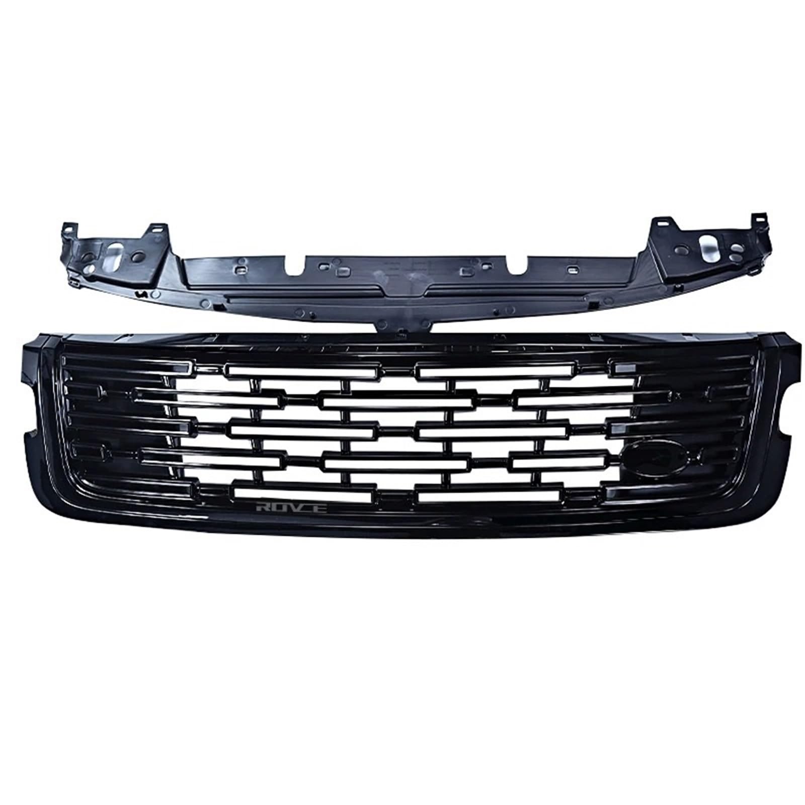 Sport Frontgrill Für Land Für Rover Für Range Für Rover Für Velar L560 2017-2024 LR092628 Frontgrill Racing Grills Oberen Stoßstange Haube Mesh Grid Grill Sport Kühlergrill(A) von Himwqfuh