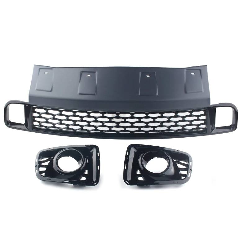 Sport Frontgrill Für Land Für Rover Für Range Für Rover L322 2010-2013 Auto Front Lower Bumper Grille Unteren Grill Schwarz Für ABS Kunststoff Sport Kühlergrill von Himwqfuh