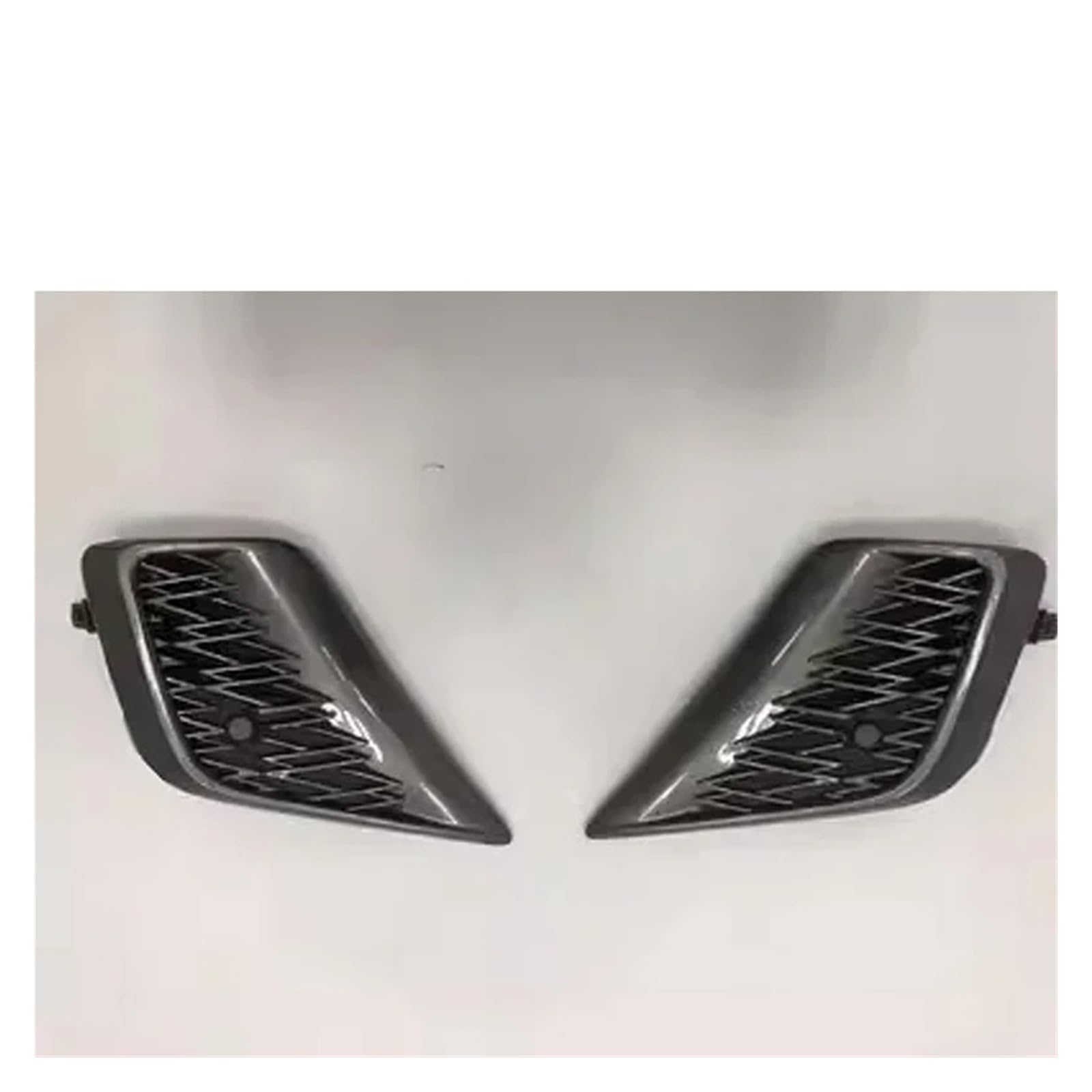 Sport Frontgrill Für Lexus NX200 NX300 2016-2020 Body Kit Schutz Auto Zubehör Glanz Schwarz Für TRD Typ Kühlergrills Front Stoßstangen Sport Kühlergrill(Fog lampshade) von Himwqfuh