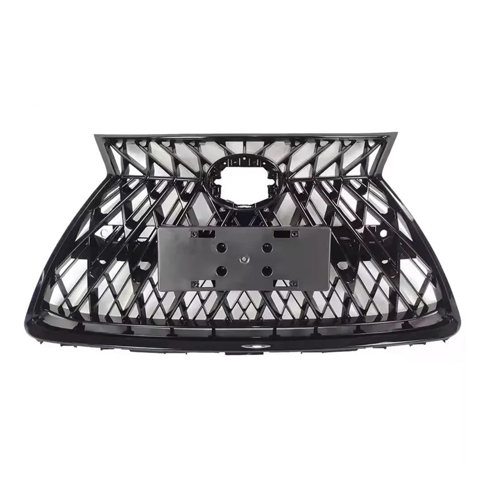 Sport Frontgrill Für Lexus NX200 NX300 2016-2020 Body Kit Schutz Auto Zubehör Glanz Schwarz Für TRD Typ Kühlergrills Front Stoßstangen Sport Kühlergrill(Grille) von Himwqfuh