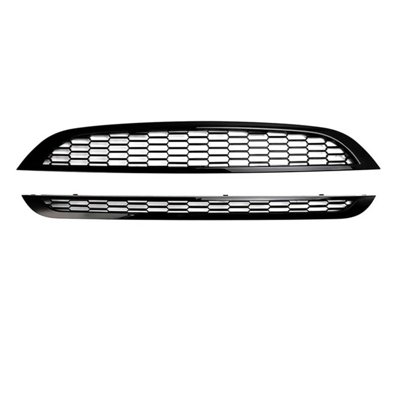 Sport Frontgrill Für Mini Für Cooper R50 R52 R53 2002-2006 Autozubehör 2PCS Honeycomb Mesh Front Grill Grille Fit Sport Kühlergrill von Himwqfuh