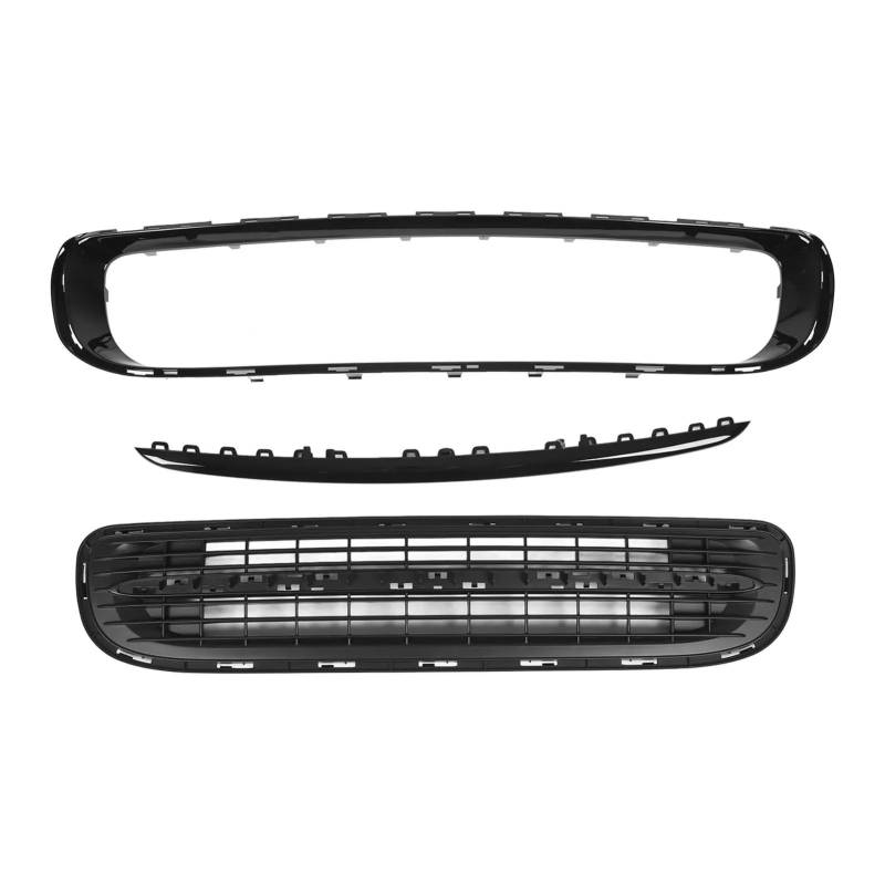 Sport Frontgrill Für Mini Für Cooper R56 Für LCI 2011-2013 Frontschürze Unteren Grill + Kühlergrill Rahmen + Grille Trim 51117250789 51117250787 51117250785 Sport Kühlergrill von Himwqfuh