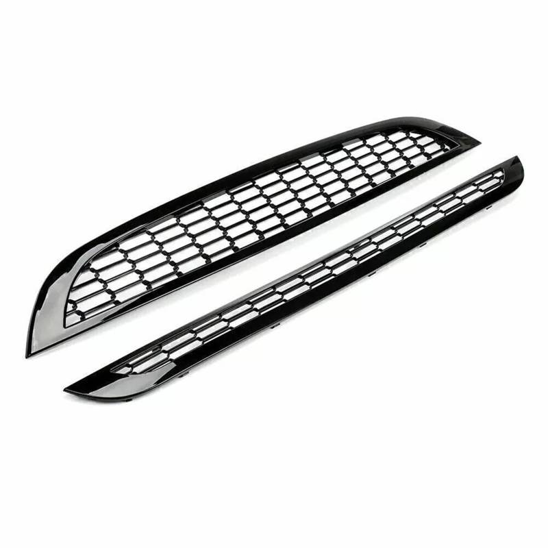 Sport Frontgrill Für Mini Für One Für Cooper R50 R52 R53 Ersetzt 51137026202 51137133847 2PCS Frontschürze Oberen + Unteren Kühlergrill MontageKompatibel Sport Kühlergrill von Himwqfuh