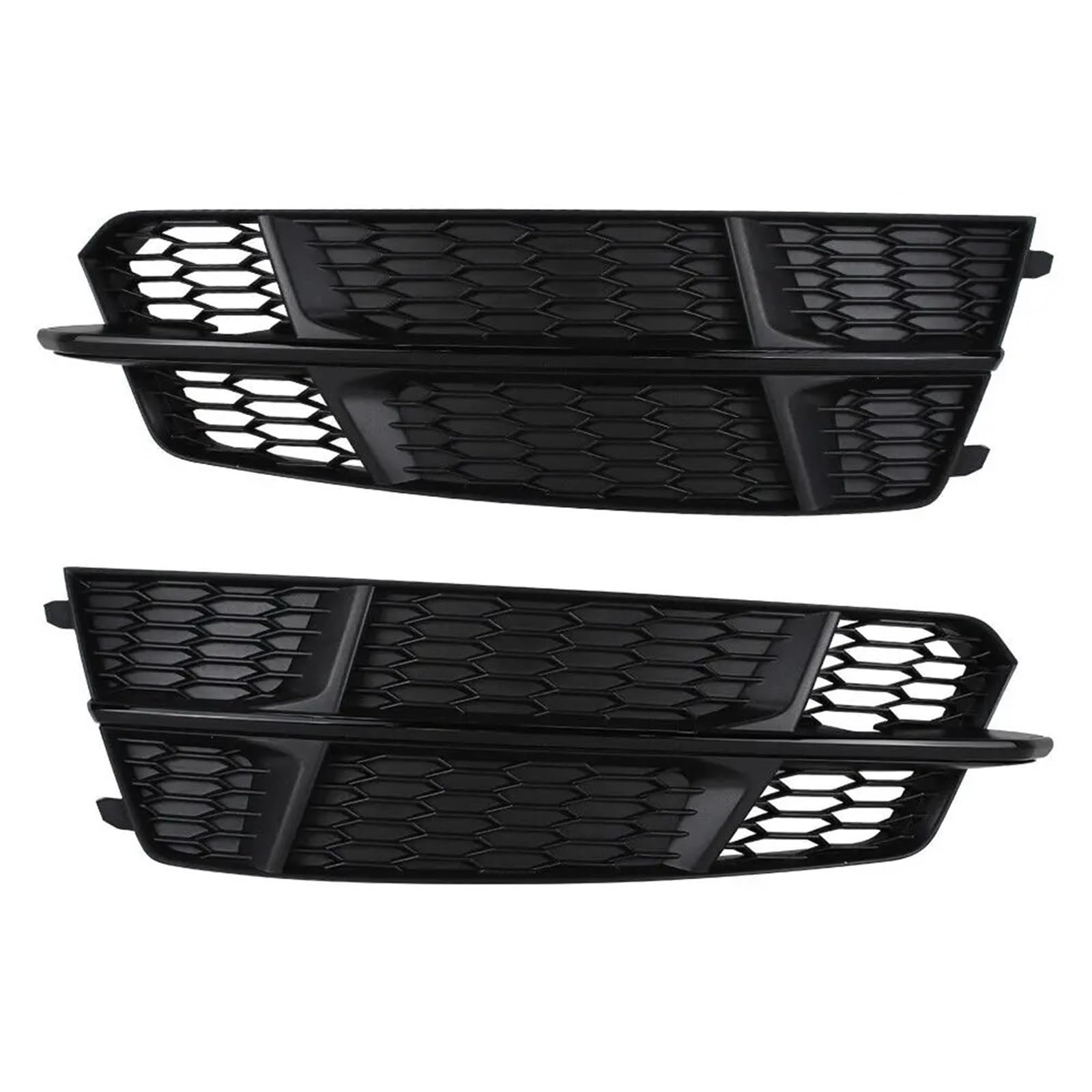 Sport Frontgrill Für S6 Für A6 Für S-Linie Für Facelift 2015 2016 2017 2018 Nebel Licht Lünette 4G0807681AN Auto Front Stoßstange Grille Grill Abdeckung Sport Kühlergrill(Glossy Black) von Himwqfuh