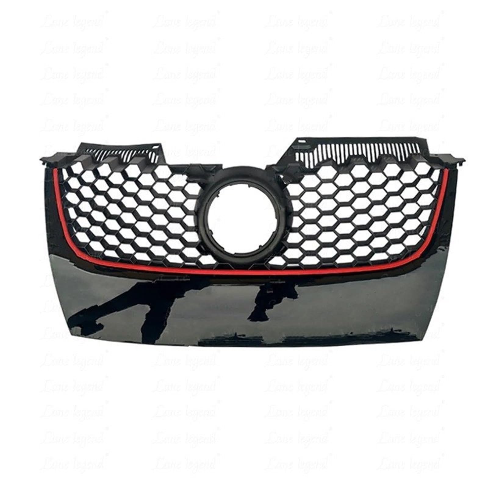 Sport Frontgrill Für Vw Für Golf 5 MK5 V Für GTI 2006-2009 Stoßstangengrill Fahrzeugbeschläge Rostfrei Rüttelfest Frontstoßstangengrill Ersatz Sport Kühlergrill von Himwqfuh