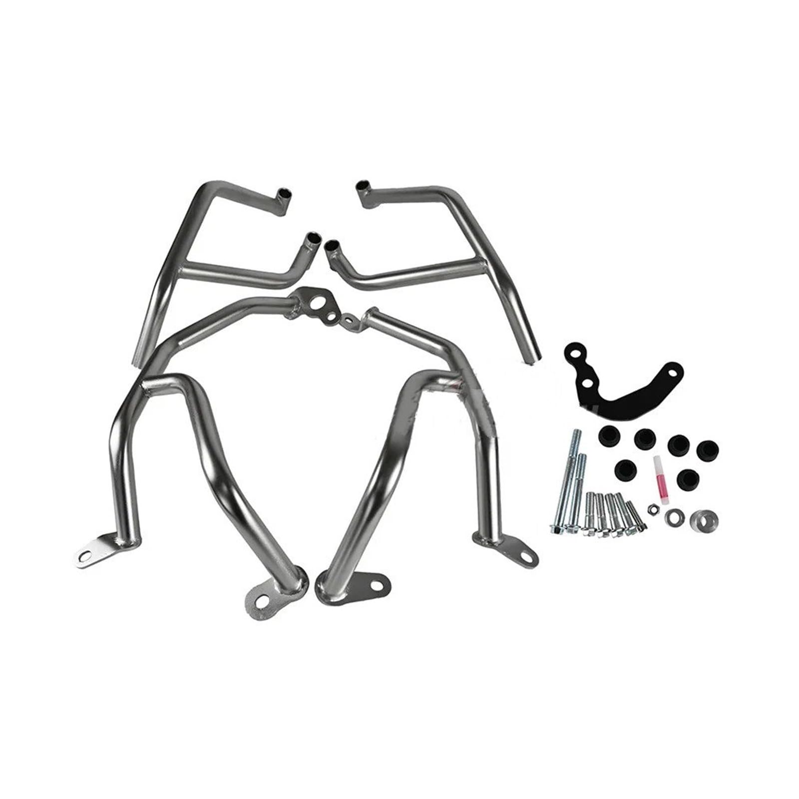 Sturzbügel Für Für Tracer 9GT 2021-2024 Crashbalken Motorrad-Stoßfänger Motorwache Crash Body Frame Protector Protector Accessoires Motorschutzbügel(Silvery) von Himwqfuh