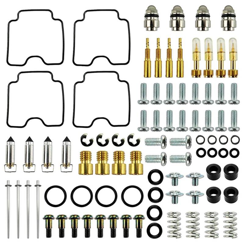 Hippotech Vergaser Reparatursatz Ersatz für Suzuki GSX600F GSX 600 600F Ersatz für Katana GSX600F 1998-2006 von Hippotech