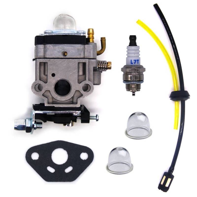 Hippotech Vergaser WYK-186 mit Kraftstoff-Repower Kit für Shindaiwa T242X T242 Echo PAS-260 PAS-261 PE-260 PE-261 PPT-260 SHC261 SRM260 SRM261 Trimmer von Hippotech