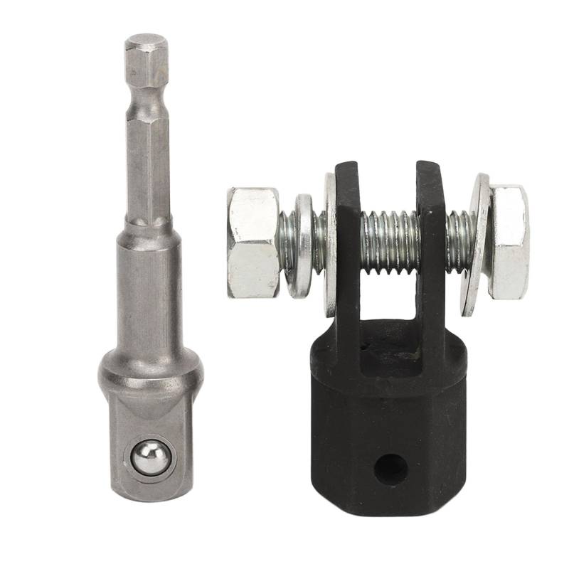 Scherenbuch -Adapter, Feste Verbindung Robuste Glaubwürdige Stall -Scheren -Jack -Bohrer -Adapter für Schlagscheibe, Chrom Vanadium Steel, 1/2 Zoll von Hiraith