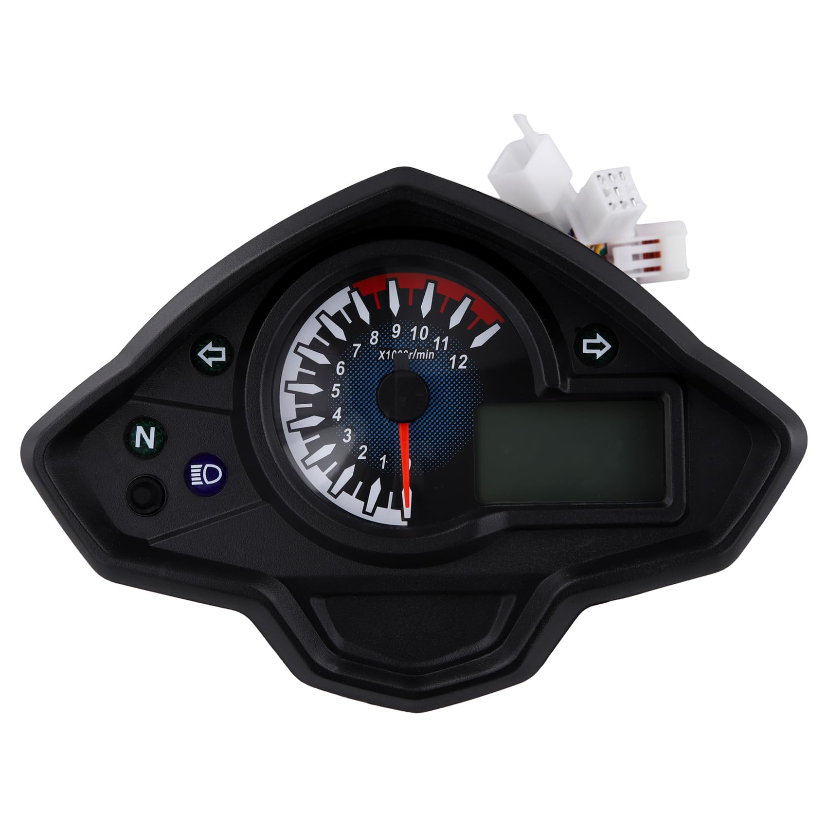 Histos Multifunktionale Techometer Instrumente Indikatoren Motorrad Digital Panel Kilometerzähler für Italika 250z von Histos