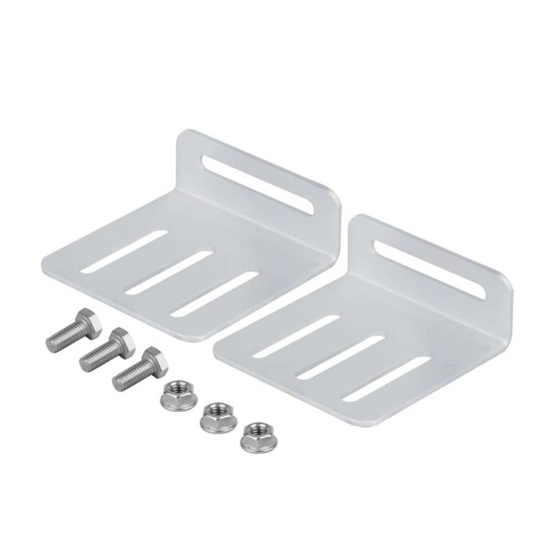 Histos Verstellbare Solarmodul-Montagehalterung, 0-180 ° Neigbar, Verstellbare PV-Panel-Halterung, Solar-PV-Aluminium-L-Halterung für Wohnmobildach von Histos