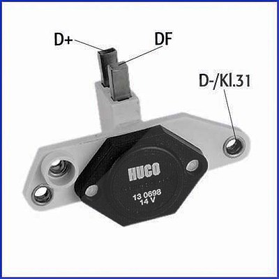 Hitachi Generatorregler [Hersteller-Nr. 130698] für BMW, Jaguar, Mercedes-Benz, Peugeot, Toyota von Hitachi