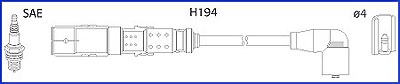 Hitachi Zündkabelsatz [Hersteller-Nr. 134791] für Audi, Seat, Skoda, VW von Hitachi