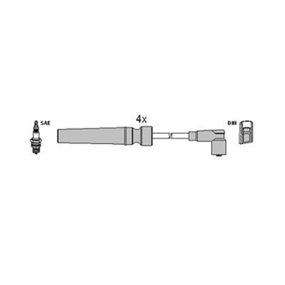 Zündleitungssatz Hitachi 134119 von Hitachi