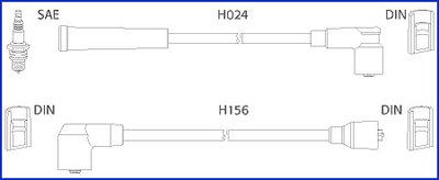 Zündleitungssatz Hitachi 134230 von Hitachi