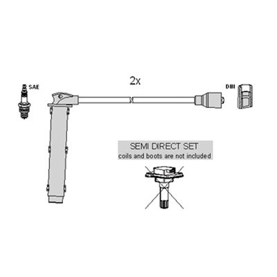 Zündleitungssatz Hitachi 134373 von Hitachi