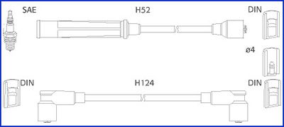 Zündleitungssatz Hitachi 134391 von Hitachi