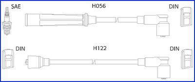 Zündleitungssatz Hitachi 134438 von Hitachi