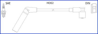 Zündleitungssatz Hitachi 134478 von Hitachi