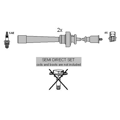 Zündleitungssatz Hitachi 134613 von Hitachi