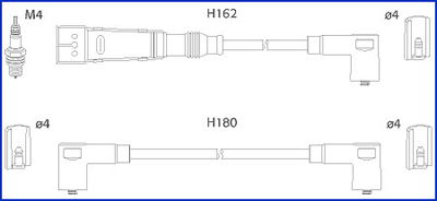 Zündleitungssatz Hitachi 134715 von Hitachi