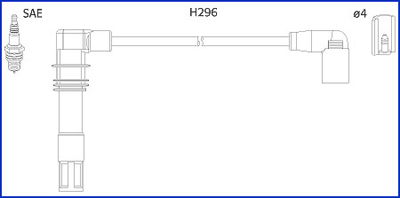 Zündleitungssatz Hitachi 134797 von Hitachi