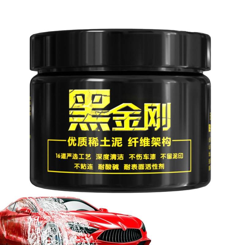 Hjatirace Car Wash Mud, Advanced Auto Painting Cleaning Mud, Dust Cleaning Mud, Car Cleaning Gel Keyboard, Cleaning Mud Car Accessories, Easy to Use, Portable for Auto Truck von Hjatirace