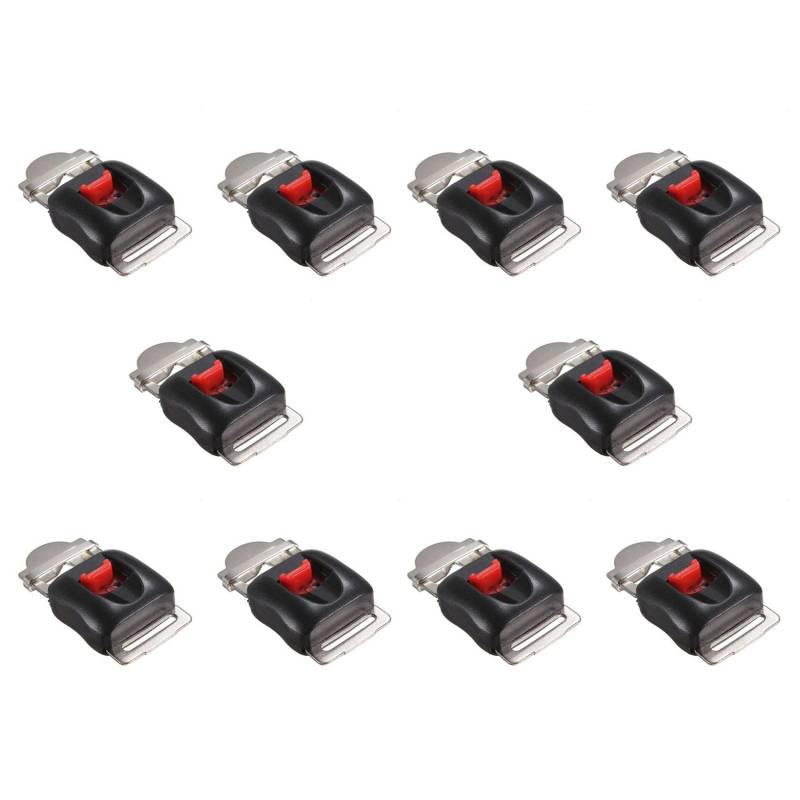 Hlxnyami 10X Universal Motorradhelme Clip Gurt Schnellverschluss Trennschnalle Neu von Hlxnyami