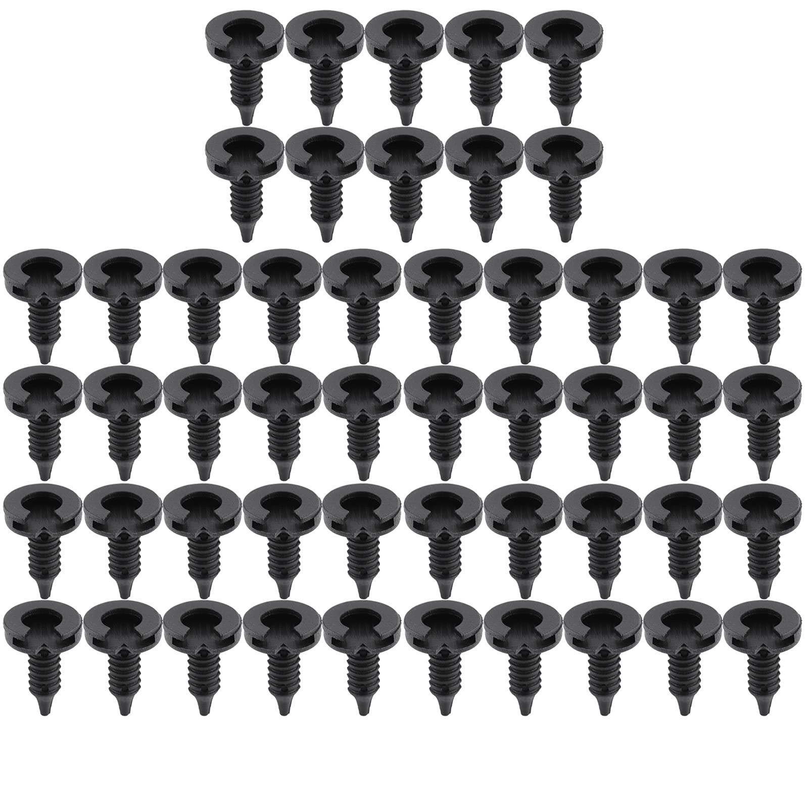 Hlyjoon MWC9134 Clips für Autotürverkleidung, Nieten-Befestigung, Stoßstangenschutz, für Freelander Defender 1994 1995 1996 1997 1998 1999 2000 2001 2002 (50 Stück) von Hlyjoon