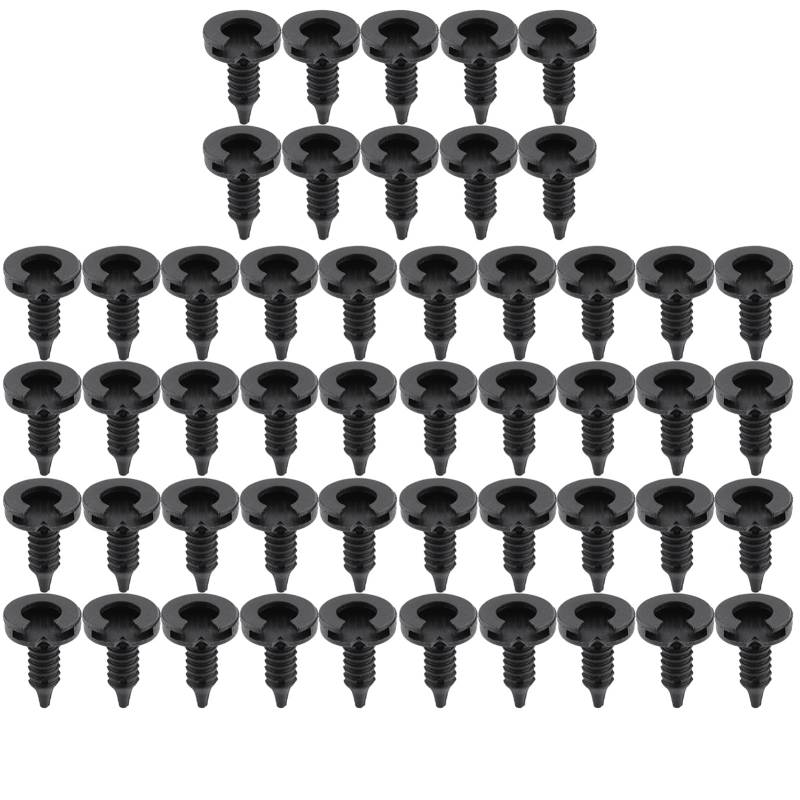 Hlyjoon MWC9134 Clips für Autotürverkleidung, Nieten-Befestigung, Stoßstangenschutz, für Freelander Defender 1994 1995 1996 1997 1998 1999 2000 2001 2002 (50 Stück) von Hlyjoon