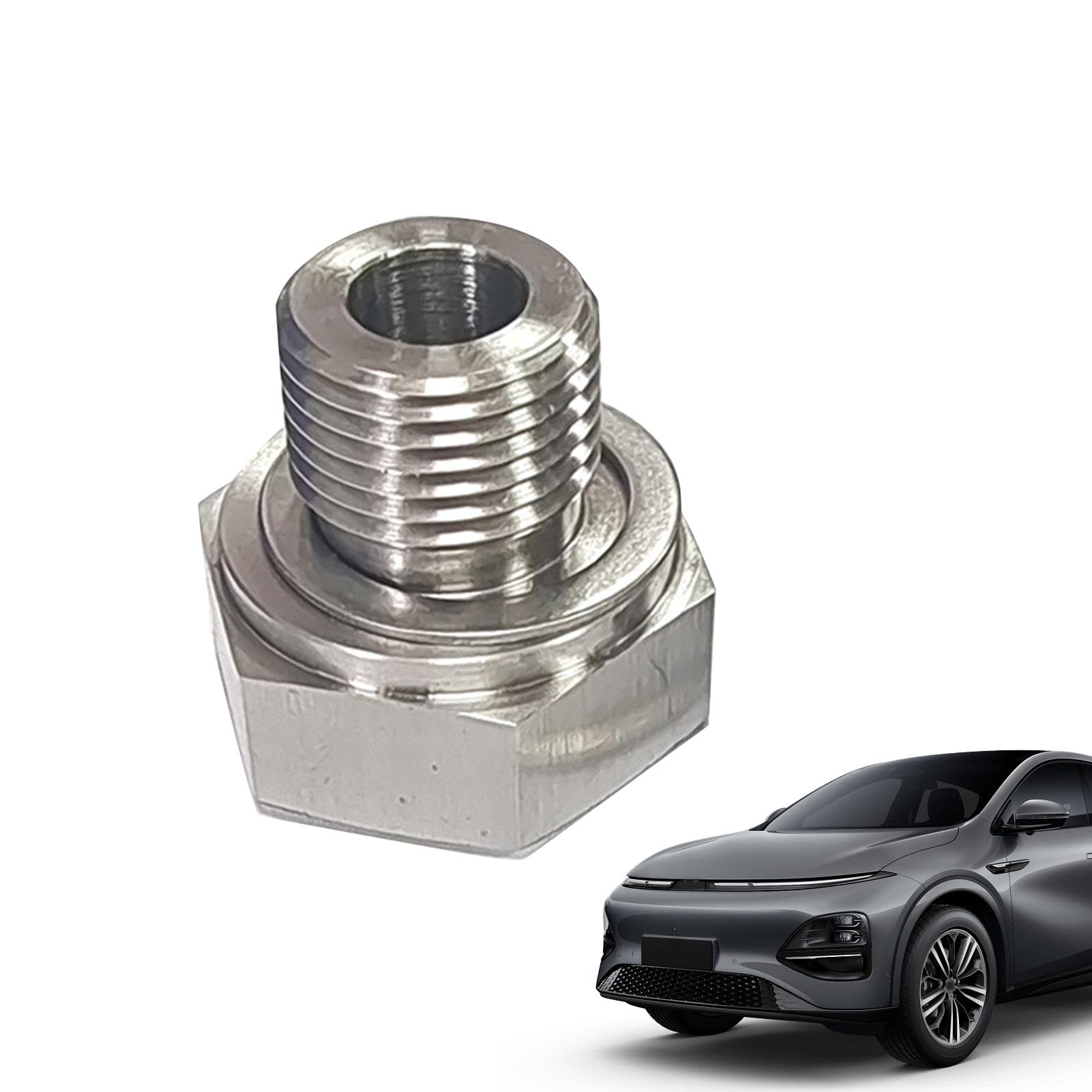 Hobngmuc Auto-Ölsensor-Adapter | Passend für 1/8 NPT-Öldruckmessgerät aus Edelstahl | Universeller und robuster Kfz-Öldruckadapter für Motoren der LS-Serie, Öldrucksensor von Hobngmuc