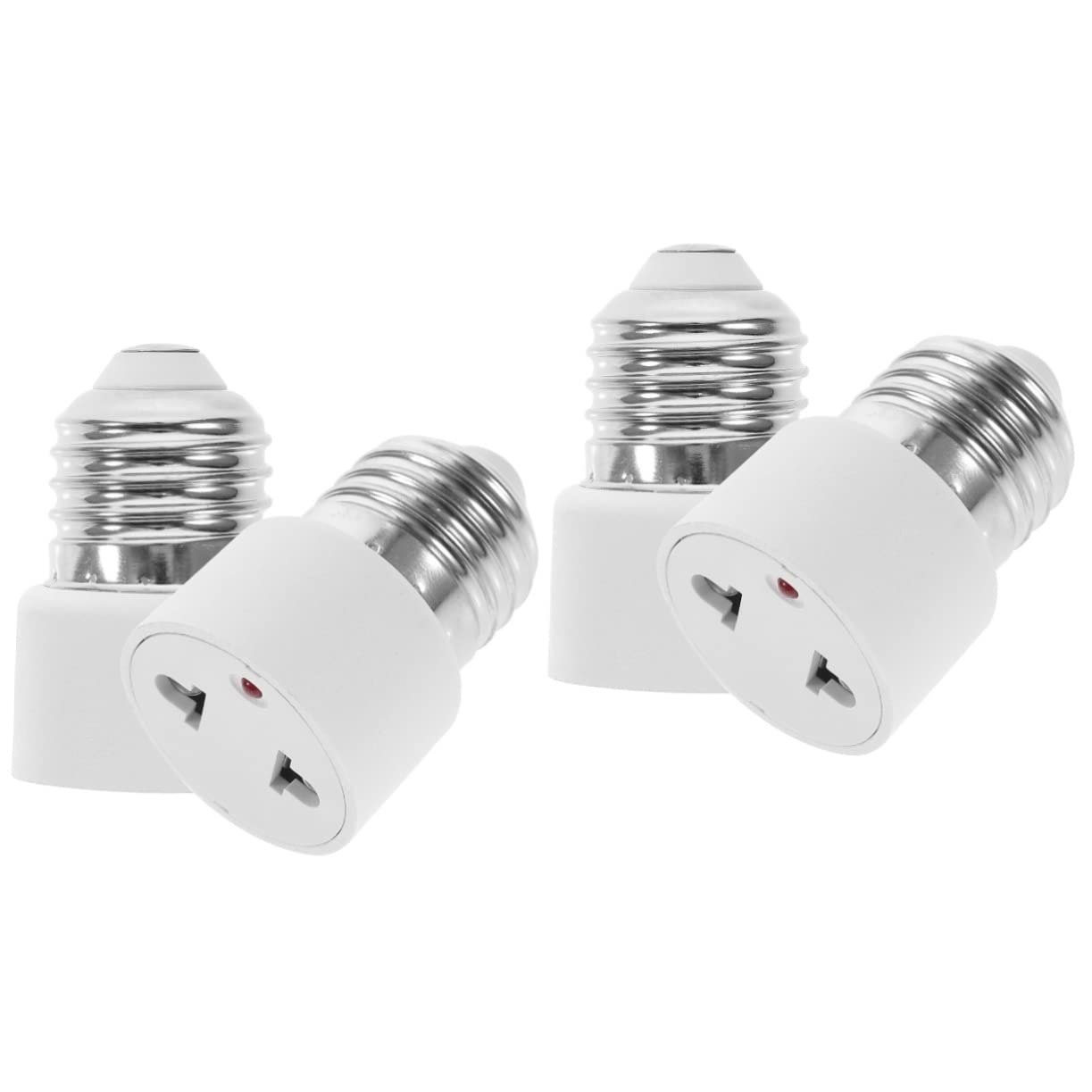 Hoement 4 Stück E27 Konverter Lampenfassung Auslauf E27-adapter Steckdosenadapter Licht Steckdose Lichtsteckdose Auf Steckeradapter Intelligente Steckdose E27 Birnensplitter Draht Kupfer von Hoement